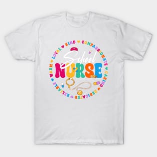 Vintage Love Heart Nurse Life Gift For Men Women T-Shirt